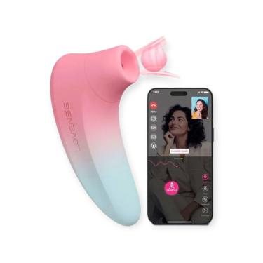 Imagem de Sugador De Clitóris Com Controle Por Aplicativo Tenera 2 Lovense Rosa