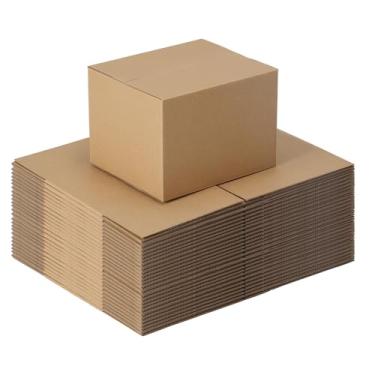 Imagem de Schliersee Conjunto De 25 Caixas Remessa Marrons 7X6X5, Papelão Ondulado Kraft, Pequenas Correspondência Para Embalagem