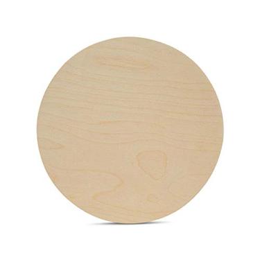Imagem de Woodpeckers Círculos De Compensado Bétula Do Báltico 9", 1/4" Espessura, Pacote Com 3, Madeira Para Artesanato Sem Acabamento