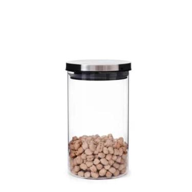 Imagem de Pote Hermético De Vidro Borossilicato Com Tampa De Inox 850ML - Wincy 