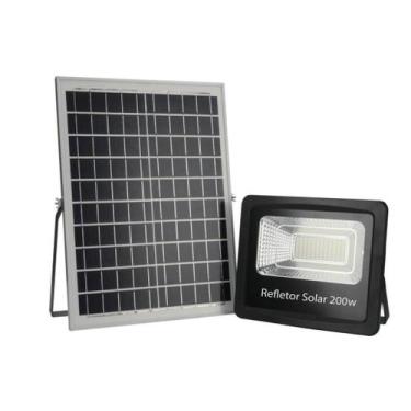 Imagem de Refletor Holofote Ultra Led Solar 200W 6000K 10Un. - Paylow Led