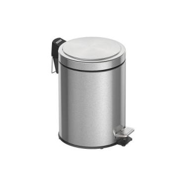 Imagem de Lixeira Tramontina Prime Brasil Plus com Pedal 5L Redonda Scotch Brite