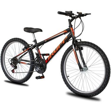 Imagem de Bicicleta Aro 24 Dropp Sport Infantil Adulto18 vel marchas Freio V-Brake