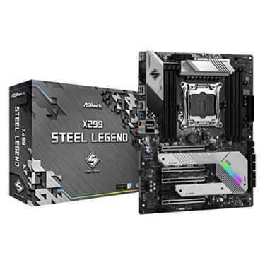 Imagem de ASRock LGA 2066 Intel X299 SATA 6Gb/s ATX placa mãe modelo X299 Steel Legend