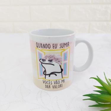 Imagem de Caneca Porcelana Branca Personalizada Mãe florck bento - BeiBi