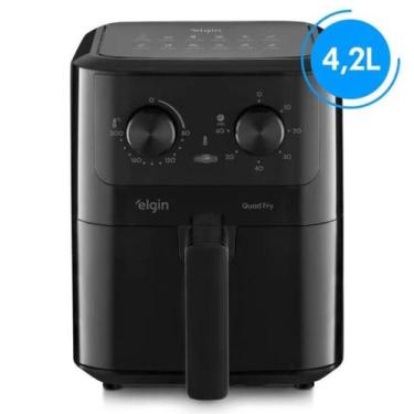 Imagem de Fritadeira Elétrica Elgin 4,2 L Airfryer Quad Fry 110V, 110V