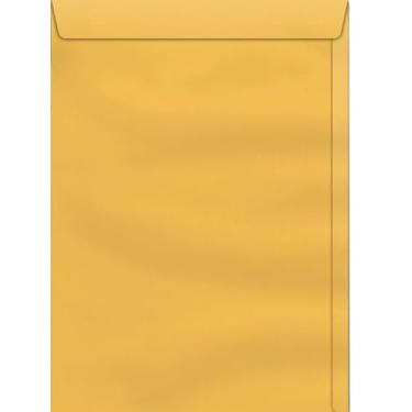 Imagem de Envelopes A4 Tamanho 22x32 cm Feito de Papel Kraft Cores Variadas(Ouro 250 Und)