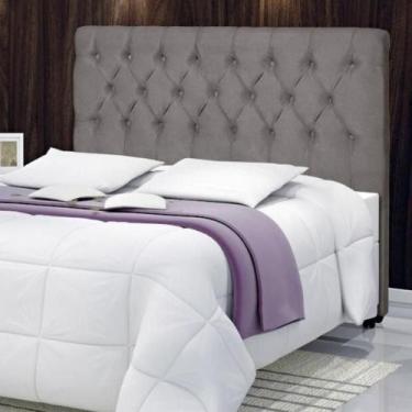 Imagem de Cabeceira Barcelona Sued Caqui 200 cm - CASA H