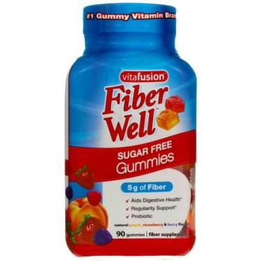 Imagem de Suplemento de fibra VitaFusion Fiber Well Gummies 90 Gummies x 4