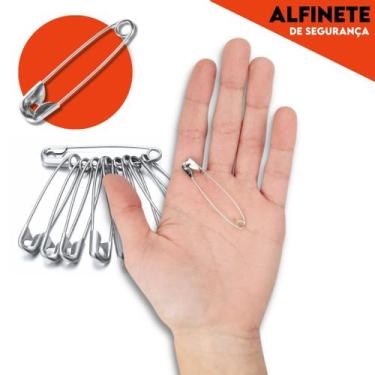 Imagem de Alfinete De Segurança 03 Prata Pacote Com 100 Unidades Nybc