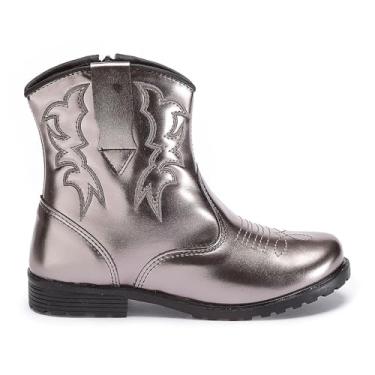 Imagem de Bota Infantil Country Texana Bordada Fashion Metalizada
