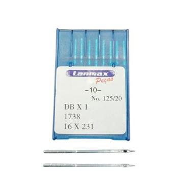 Imagem de Agulha para Maquina Costura Reta Industrial Cabo Fino DBX1 - 10UN - La