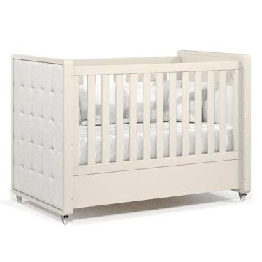 Imagem de Berço Americano Tutto New Off White com Capitonê New Boucle - Matic - 