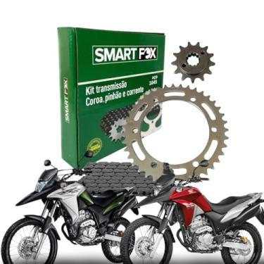 Imagem de Kit relaçao transmissao Xre 300 com retentor 2009 ate 2023 Smart Fox