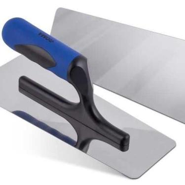 Imagem de Desempenadeira Aco Efeito Marmorizado 08 X 10 X 24cm Roma