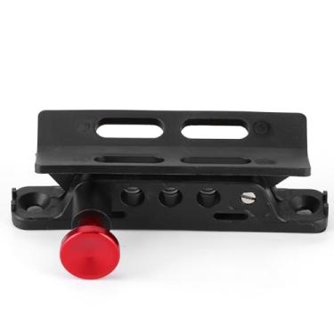 Imagem de RiToEasysports Extintor de Incêndio Suporte de Suporte de Montagem Ajuste Ajustável para JK Sahara Rubicon Com Nylon Aluminium Construction Silver Golden Red (Vermelho)