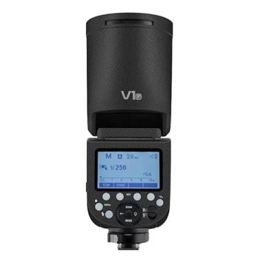 Imagem de Adesivo flash de câmera antiarranhões para Godox V1 Flash Coat Wrap película protetora corporal protetor de corpo capa de pele V1 (couro preto)