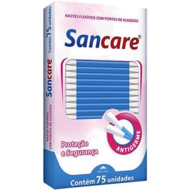 Imagem de Hastes Flexíveis Sancare - 75 Unidades - Sanfarma