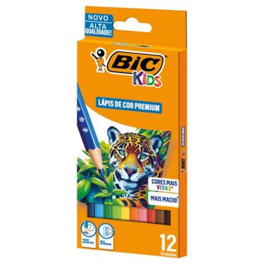 Imagem de Lápis de Cor BIC Premium Kids 12 Cores