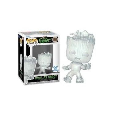Imagem de Boneco de vinil Pop! I am Groot 1197 IWUA As Groot exc com um protetor