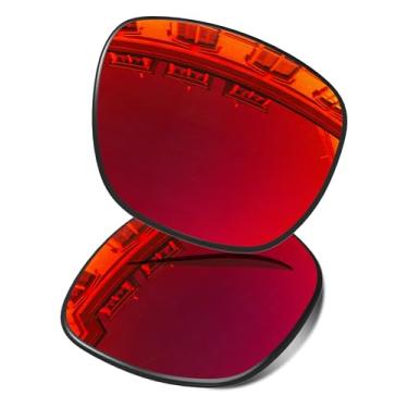 Imagem de Vonxyz Lentes de reposição para óculos de sol Oakley Sylas XL OO9448 60 mm - Rubi MirrorCoat polarizado