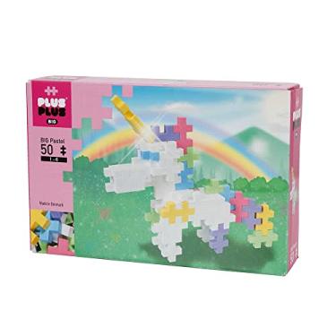 Imagem de Jogo de Montar - Big Pastel Peças Maiores 50 peças Unicorn - 3227 - Plusplus