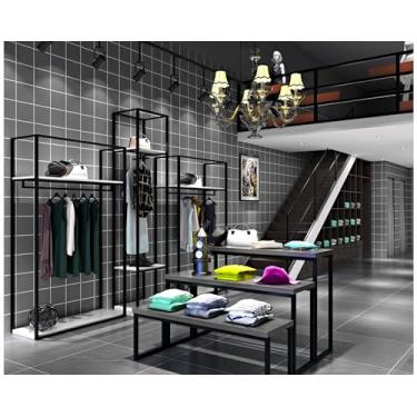 Imagem de ESSMOKO Papel de parede moderno simples geométrico quadrado PVC não autoadesivo sala de estar quarto escritório loja fundo papel de parede cinza 53 * 950 cm