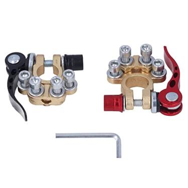 Imagem de Kit de conectores de terminal de bateria de carro com grampo de liberação rápida para fácil instalação e proteção da bateria