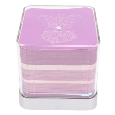 Imagem de Luocute Rose Bouquet 3d Memorando Com Luz, 2026 Papel Calendário Escultura de Mão Lágrima 3d Artimpad Escultura, Adequado para Decoração de Desktop Decor Birthday Gift (Roxo)