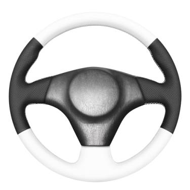 Imagem de MEWANT Capa de volante costurada à mão para Toyota RAV4 1998-2003/Celica 1999-2006/Corolla (EUA) 2003-2008/Matrix 2002-2008/MR2 1999-2007/Supra 1996-2002/Caldina 19977 -2002