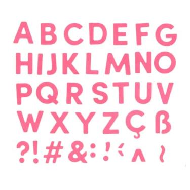 Imagem de Craftelier - Conjunto de 39 moldes de letras maiúsculas e símbolos para fazer cartões, álbuns de recortes e projetos de artesanato | Compatível com várias máquinas de corte e materiais | Tamanho