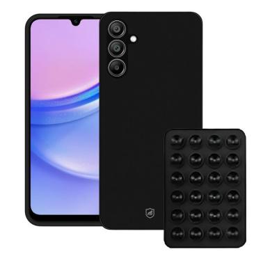 Imagem de Capa Silicon Veloz Para Galaxy A15 Ventosa - Preta - Gshield