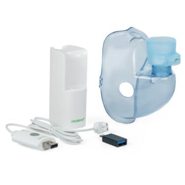 Imagem de Inalador e Nebulizador de Rede Vibratória VP-M10, Portátil, USB, com Máscara