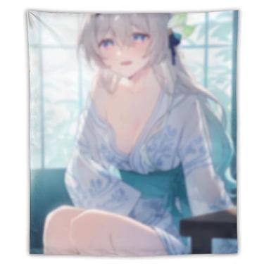 Imagem de LIEGBMEU Sexy Bikini Hot Anime Girl Tapeçaria 127.0 cmx152.4 cm Interior Exterior Wall Quilt Art Decoração de Tapeçaria Caprichosa, AF143