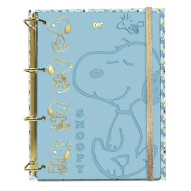 Imagem de DAC - Fichário Universitário Sem Capa com 144 folhas Fechamento em Elástico - Stitch