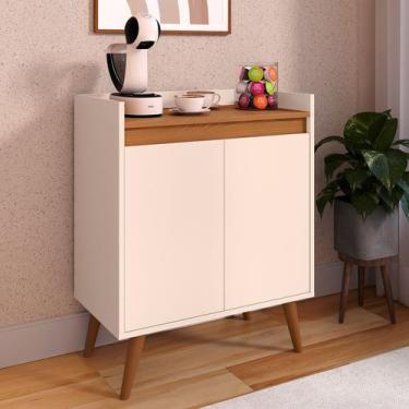 Imagem de Aparador Armario Buffet Pés Palito Virginia 2 Portas Cores - Comprar M