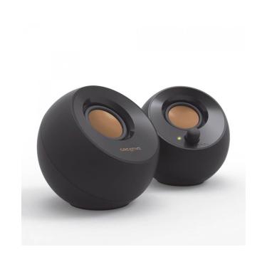 Imagem de Caixa De Som Usb Creative Pebble 2w Rms Preta - 51mf1680aa000 Preto