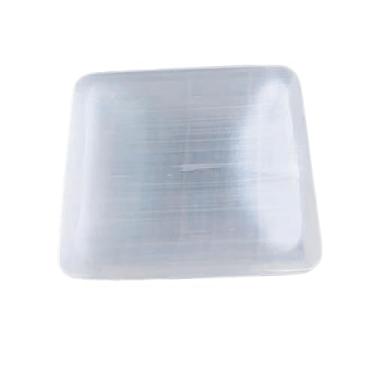 Imagem de oshhni Prato de carregamento de selenita, tigela de selenita, decoração para sala de presentes, organizador de joias, estação de carregamento de cristal, 10 Cm X 10 Cm