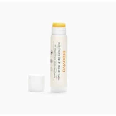 Imagem de Erbaviva Mini bálsamo labial e bochecha orgânico – Bastão hidratante para bebês e adultos | USDA Organic, manteiga de karité e calêndula para pele seca e rachada | Proteção para lábios, bochechas e