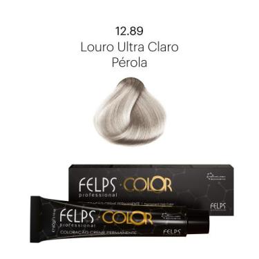 Imagem de Coloração Profissional Felps Color Louro Ultra Claro Pérola 12.89 - 60