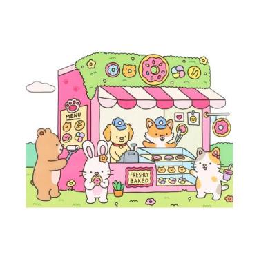 Imagem de Livro De Colorir Para Adultos E Adolescentes Com Cenas De Personagens 
