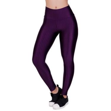 Imagem de Calça Legging Fitness Cintura Alta Cirrê 3D Feminino Laura - NAKA MODA