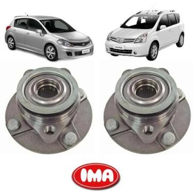 Imagem de Par Cubo Da Roda Dianteira Com Rolamento - Livina 2007 A 2010 / Tiida 