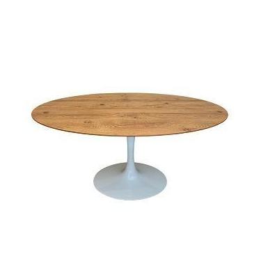 Imagem de Mesa de Jantar Tulipa Saarinen Oval 198x122 cm Tampo Antíqua - Persona