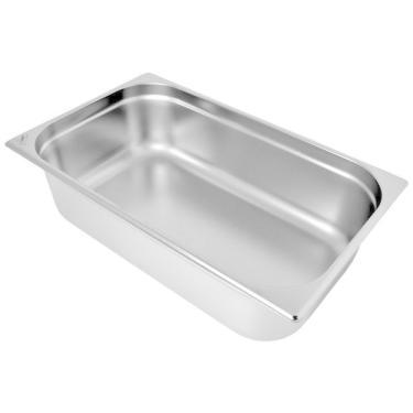 Imagem de Kit 2 Cubas Gastronomica Inox 1-1x200mm Com Tampas Brasinox