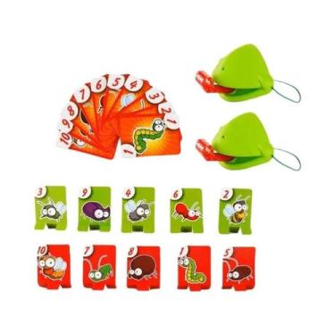 Imagem de Máscara De Sapo Infantil Com Língua Que Balança, Jogo De Cartas Anties