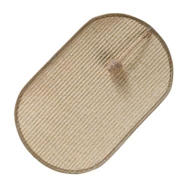Imagem de Fenteer Tapete arranhador de sisal para gatos, protetor de sofá, carpetes, protetor interativo de móveis, garras de trituração, placa de arranhar, almofada de, Oval