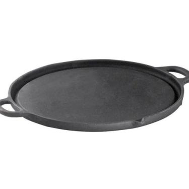 Imagem de Bifeteira Redonda Ferro Fundido da Gengis-kan Libaneza 32Cm