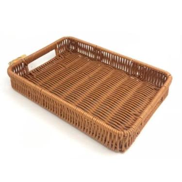 Imagem de Bandeja Retangular Tipo Vime Clara 29,5x19,5x4,5cm - CLINK