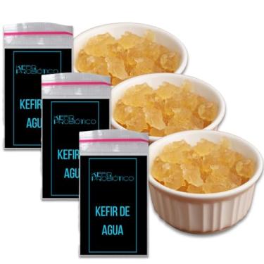 Imagem de Kit Kefir de Água Vivo Colônia + Manual Completo Compre 2 Ganhe 1!